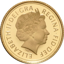 Pièce Demi Souverain Or 2013 BE PCGS PR69