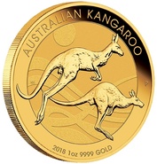 Kangourou en or de 1 once - 2018
