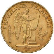 Pièce 20 Francs Or Génie 3ème République 1896 A