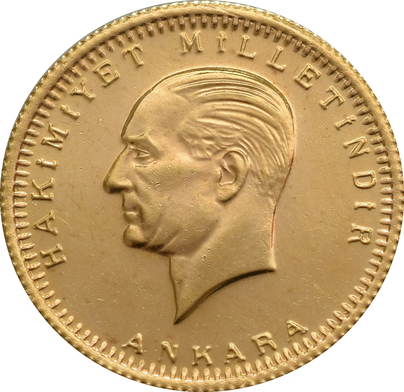 100 Piastres Or Turcs Kemal Ataturk