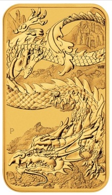 Pièce Rectangulaire Or 1 Once Dragon 2023