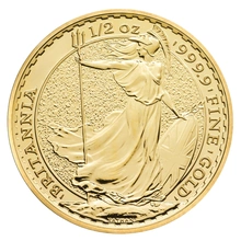 Pièce Britannia Or 1/2 Once Notre Choix