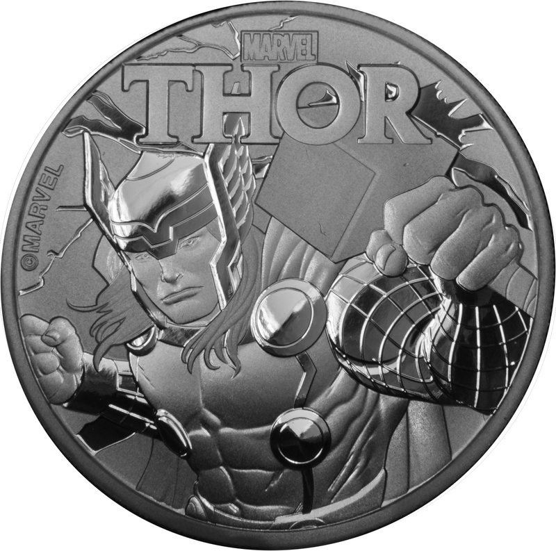 2018 Thor 1oz Silver Coin
