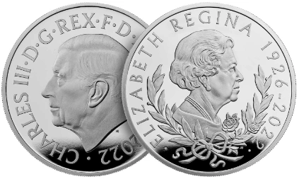 Pièce Commémorative Elisabeth II Platine 1 Once 2022