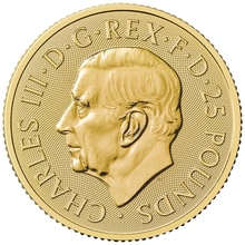 Pièce Britannia Or 1/4 Once 2025