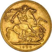 Souverain Or 1926 (M) NGC MS60