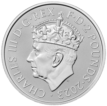 Pièce de 1 Once Argent 2023 Couronnement Charles III