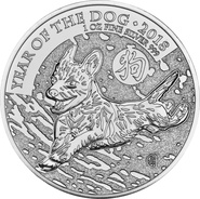 Collection Royal Mint Lunar de 1 once en argent - 2018 Année du Chien