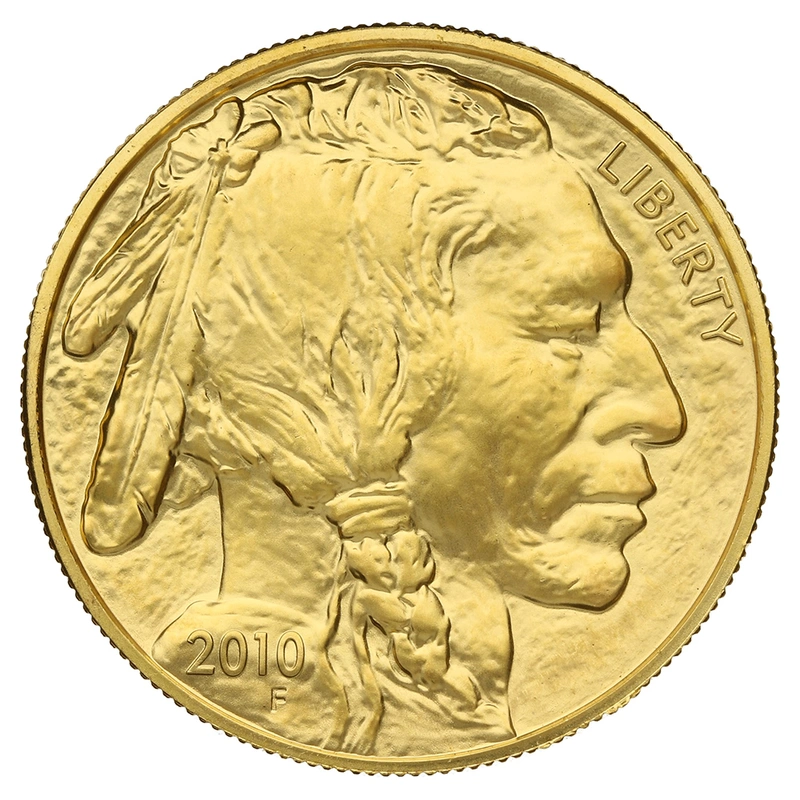 Pièce 50 Dollars Or American Buffalo 1 Once 2010