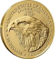 Pièce 50 Dollars Or American Eagle 1 Once 2026