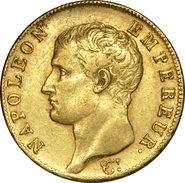 Pièce 40 Francs Or Napoléon I Tête Nue 1804 à 1807