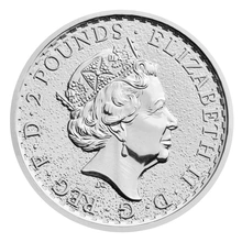 Pièce Britannia Argent 1 Once 2017 20ème Anniversaire Dessin d'Un Char