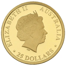 Pièce Kangourou Australien Or 1/4 Once 2017 en Boîte