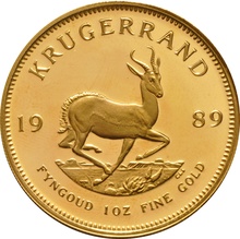 Krugerrand Or 1 Once 1989 (Finition Particulière)