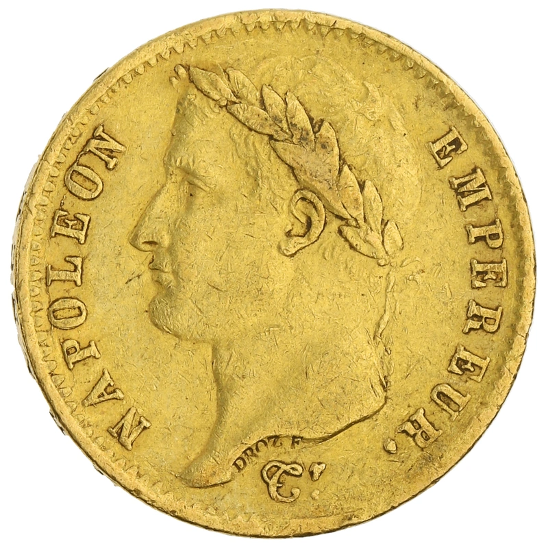 Pièce 20 Francs Or Napoléon I Tête Laurée 1807 A