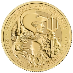 2025 Pièce Or 1 once Britannia & Liberty
