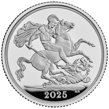Pièce Souverain Argent 2025 Dans Son Écrin de Collection