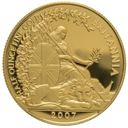 Britannia Or 1/2 Once 2007 (Finition Particulière)