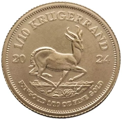 Pièce Krugerrand Or 1/10 Once 2024