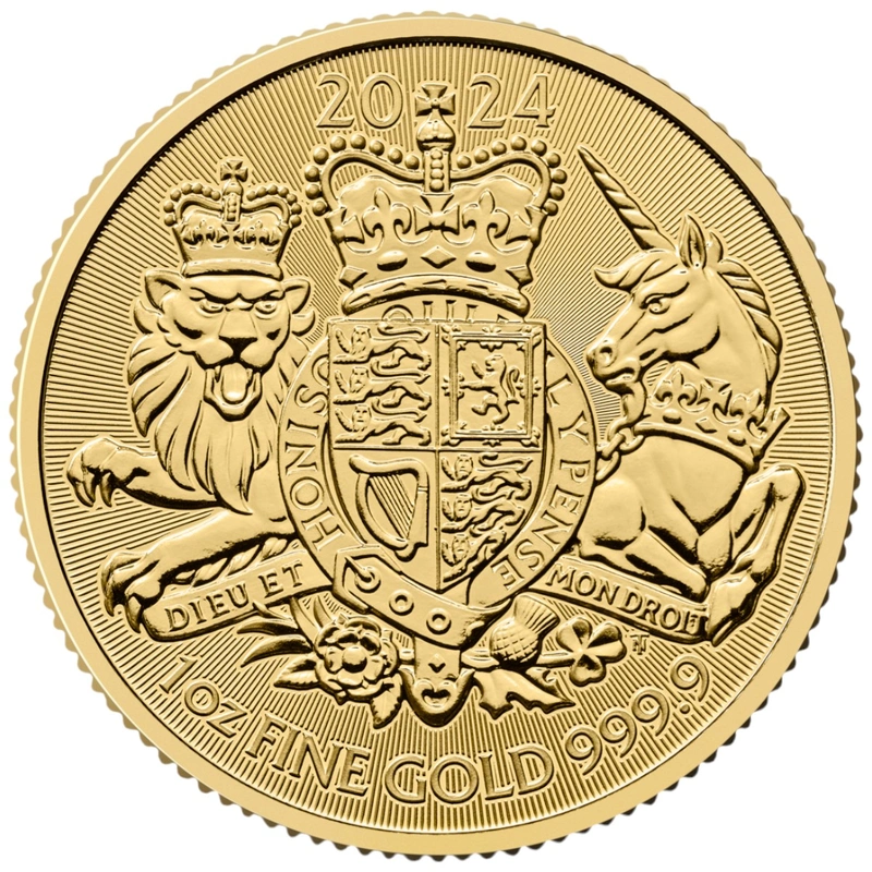 Pièce Armes Royales Or 1 Once 2024