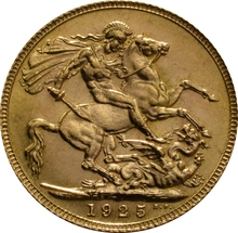 Pièce Souverain Or 1925