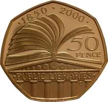 Pièce 50 Pence Or Petite Notre Choix