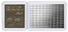 Tablette Argent 100g (100 x 1g)