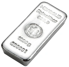 Lingot d'Argent 1Kg Heraeus