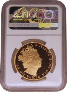 2016 - Pièce d'or de 5 £, effigie de James Butler, NGC PF69