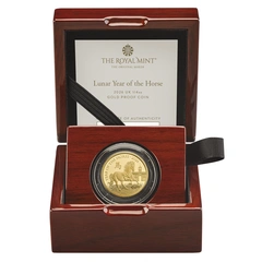 Pièce d'or Finition Particulière de 1/4 oz de la Royal Mint Année du Cheval 2026