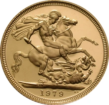 1979 Souverain Or Preuve En Boîte