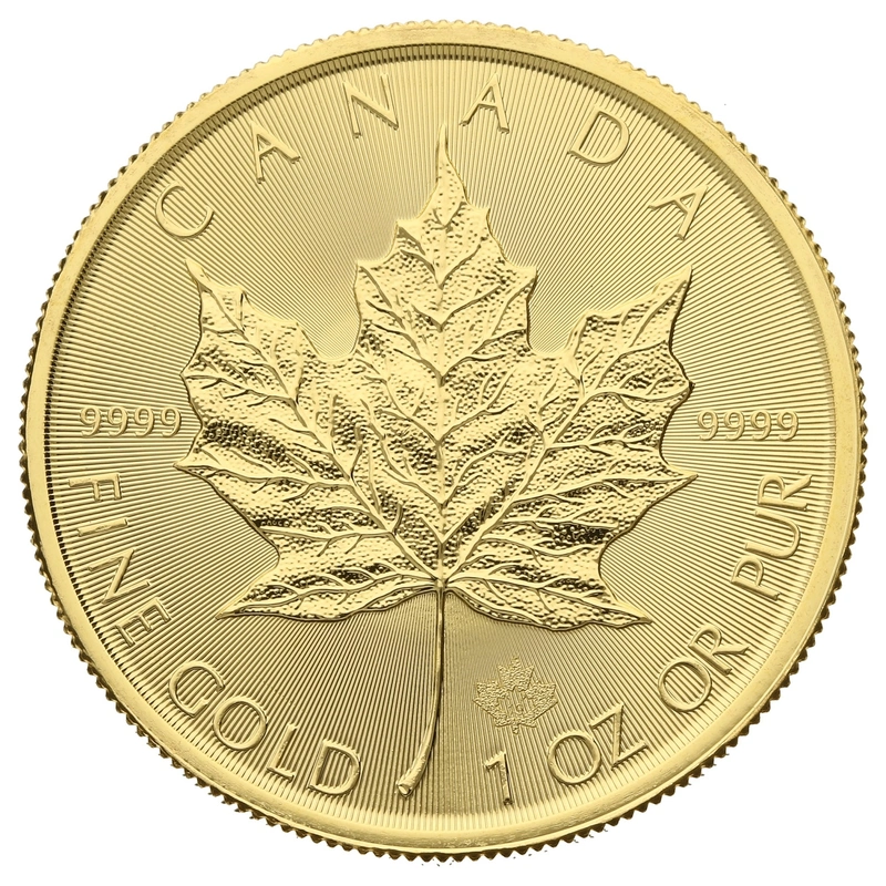Pièce Maple Leaf Or 1 Once 2019