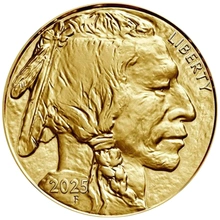 Pièce 50 Dollars Or American Buffalo 1 Once 2025