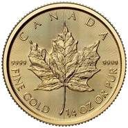 Maple Leaf Or 1/4 Once 2025