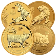 Pièce Perth Mint Lunar Or 1/4 Once Meilleur Rapport Qualité-Prix