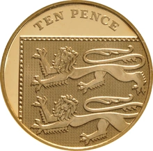16 Pièces Royal Mint Monnaie Britannique Or 2015 Elisabeth II 4ème et 5ème Tête BE en Boîte