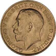 Pièce Souverain Or 1924 (M) NGC MS63