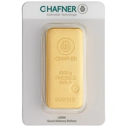Lingot d'Or 1Kg C. Hafner Coulé