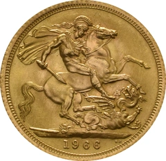 Pièce Souverain Or 1966