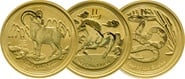 Meilleur rapport qualité-prix – Pièce d'or lunaire de 14 quart d'once de la Perth Mint