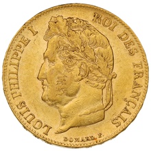 20 Francs Or Louis-Philippe Tête Laurée 1840 A