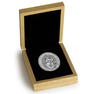 Collection Royal Mint Queen's Beasts en argent de 2 onces - Le Lion Blanc en coffret