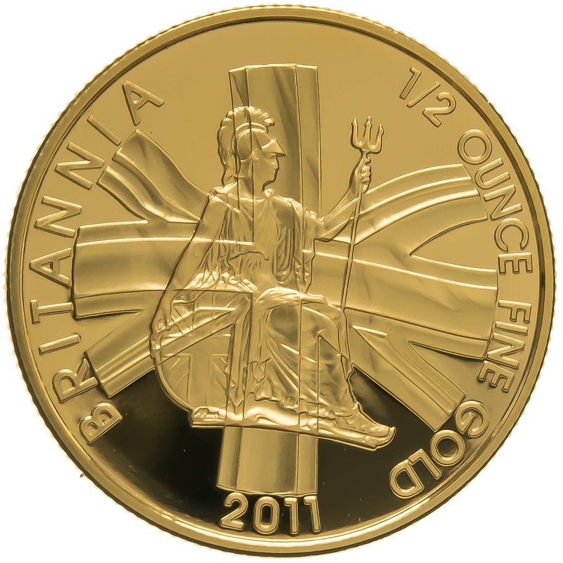 2011 Half Ounce Proof Britannia Gold Coin