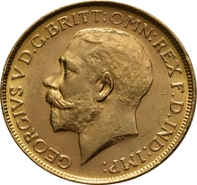 Pièce Souverain Or 1915 (S)