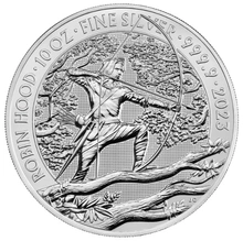 Pièce d'argent Mythes et légendes Robin des Bois 2023 de 10 onces