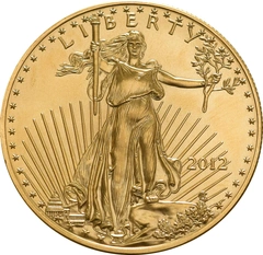 Pièce 50 Dollars Or American Eagle 1 Once 2012