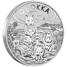 Pièce Quokka Australienne Argent 1 Once 2024