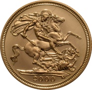 Demi-souverain en or - 2000
