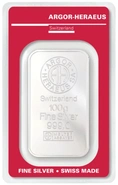 Lingot d'Argent 100g Argor-Heraeus