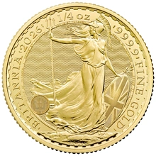 Pièce Britannia Or 1/4 Once 2026